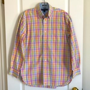Tommy Hilfiger button down 80’s 2-ply shirt